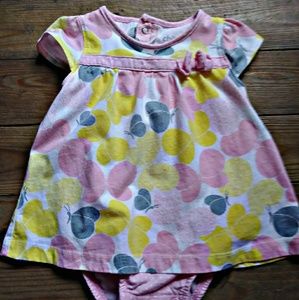 Cute baby 3-6mo dress/onesie excellent condition